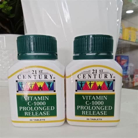 21 ST CENTURY VITAMIN C 1000 PROLONGED RELEASE 50 TABLETS Shopee Malaysia