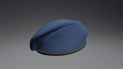 Beret Blue Buy Royalty Free 3d Model By Shimtimultimedia [df3a2f9] Sketchfab Store