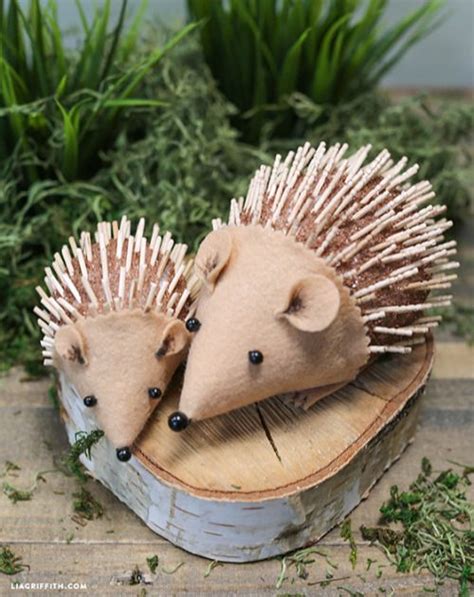 Createforless Diy Hedgehog Felt Crafts Hedgehog Craft