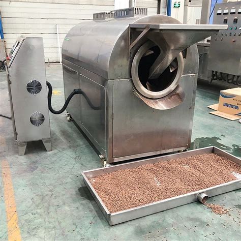 Rotary Drum Nut Roaster Sunflower Seeds Roasting Machine Peanut Roaster