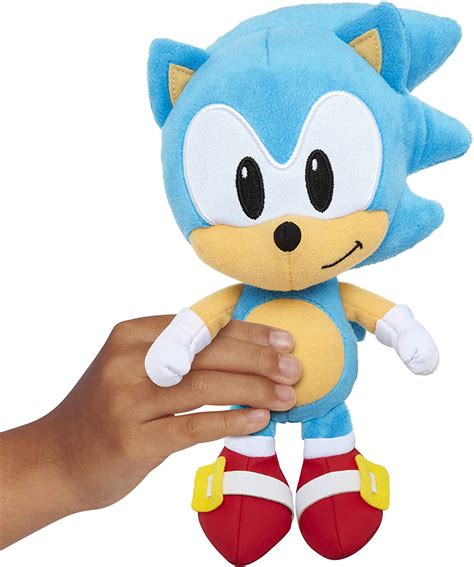 Sonic The Hedgehog Inch Basic Plush Classic Sonic Toptoy