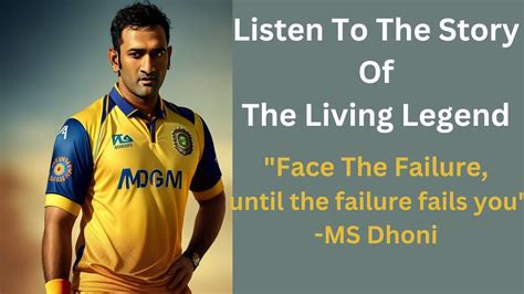 The Story Of Living Legend Ms Dhoni Cricket Story Cricketlover