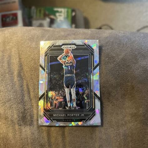 Michael Porter Jr Panini Prizm Cracked Ice Denver Nuggets