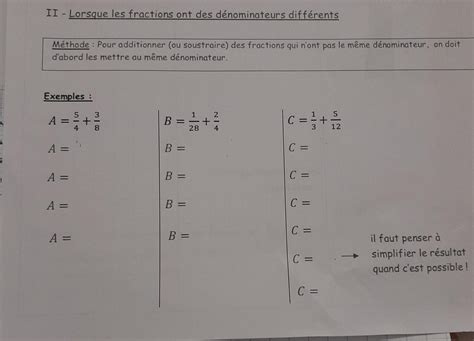 Niveau Me J Ai Besoin D Aide Pour Simplifier Ces Fractions Svp C