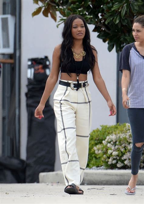 KEKE PALMER on the Set of Scream Queens in New Orleans – HawtCelebs