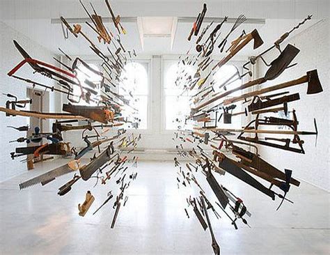 Damián Ortega Controller Of The Universe 2007 Suspended Hand Tools