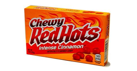 Boxes of Chewy Red Hots Candy - Truth in Advertising