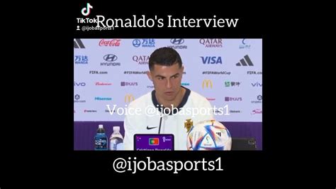 Cristiano Ronaldo Address His Fans In Ijesha Dialect Youtube