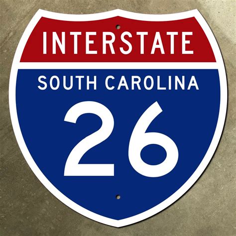 South Carolina Interstate Route 26 Highway Marker Road Sign Etsy