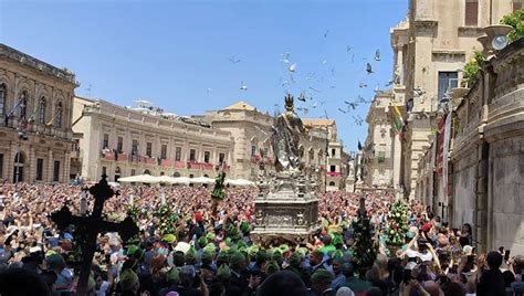 Siracusa Festa Del Patrocinio Di Santa Lucia Nellottava La