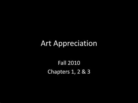 Lesson 4 Arts And Artisans Art Apppptx