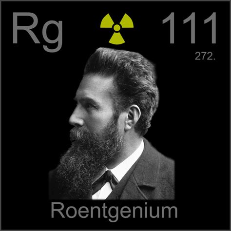 Poster Sample A Sample Of The Element Roentgenium In The Periodic Table