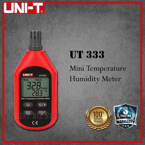 UNI T UT333 Portable LCD Digital Thermometer Hygrometer Air Temperature