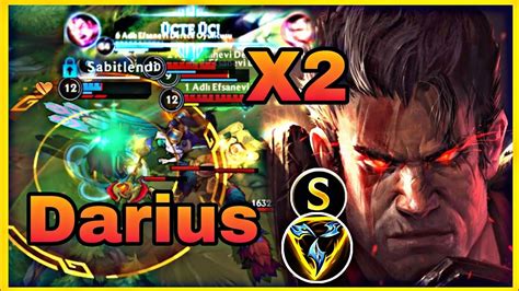 Triple Triple Wild Rift Darius Top Lane Gameplay Youtube