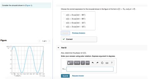 Solved Consider The Sinusoid Shown In Figure Choose The Chegg