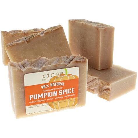 Pumpkin Spice Soap Handmade Natural Rinse Bath And Body