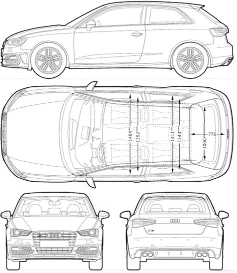 Download Most Loved HD Car Blueprints for 3D Modeling For Free