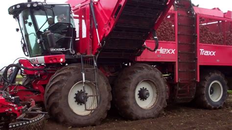 Agrifac Holmer Hexx Traxx And Row Sugar Beet Harvester Youtube