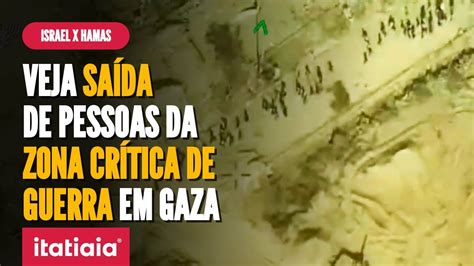 Civis Saem Do Norte De Gaza Ap S Reabertura Do Corredor De Evacua O