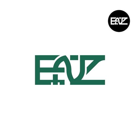 Desenho Do Logotipo Da Letra ENZ Monogram Vetor Premium