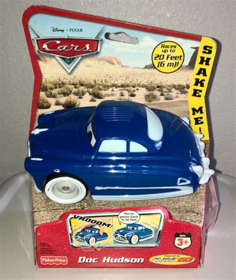 Disney Pixar Cars Shake N Go Doc Hudson Race Car 2006 Fisher Price Nib