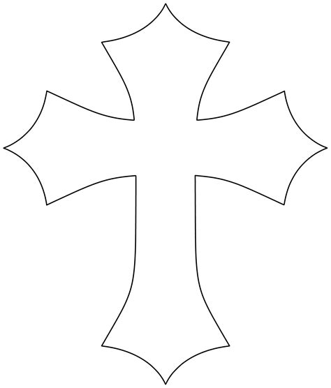 shape  cross  printable papercraft templates