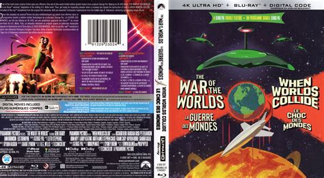 War Of The Worlds When Worlds Collide 4K Ultra HD Blu Ray Edition