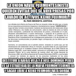 Meme Personalizado La Union Naval Fujimontesinista Quieren Evitar Que