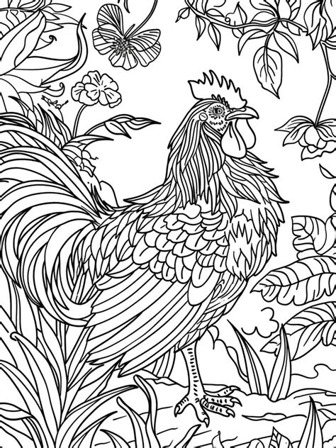 Coq Mes Coloriages