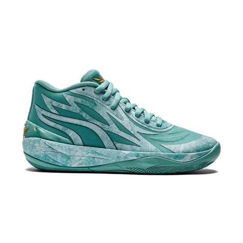 Puma X Lamelo Ball Mb Jade Lake Green Puma Team Gold Men Us