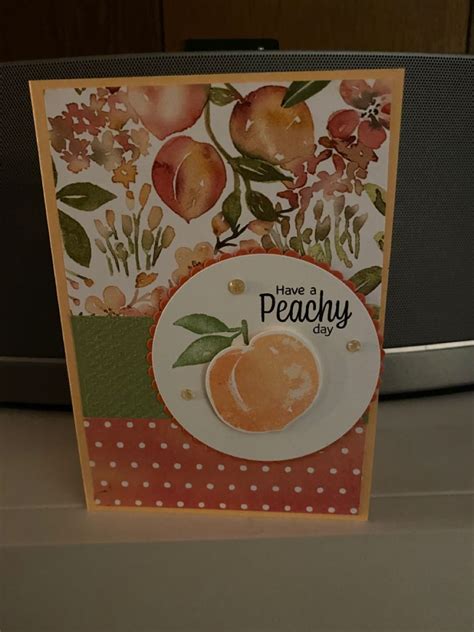 Stampin Up Sweet As A Peach Create In Color Challenge 58 Artofit