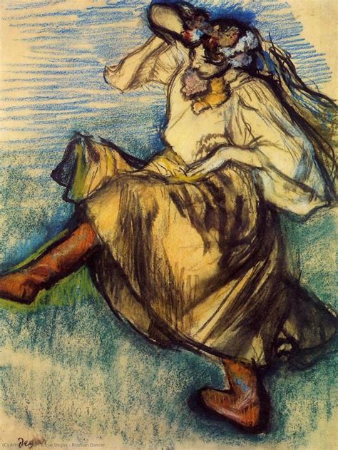 Oil Painting Replica Russian Dancer 1895 By Edgar Degas 1834 1917