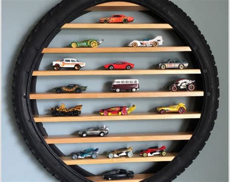 Tire Shelf Tire Shelves Car Display Shelf Toy Car Garage Toy Car