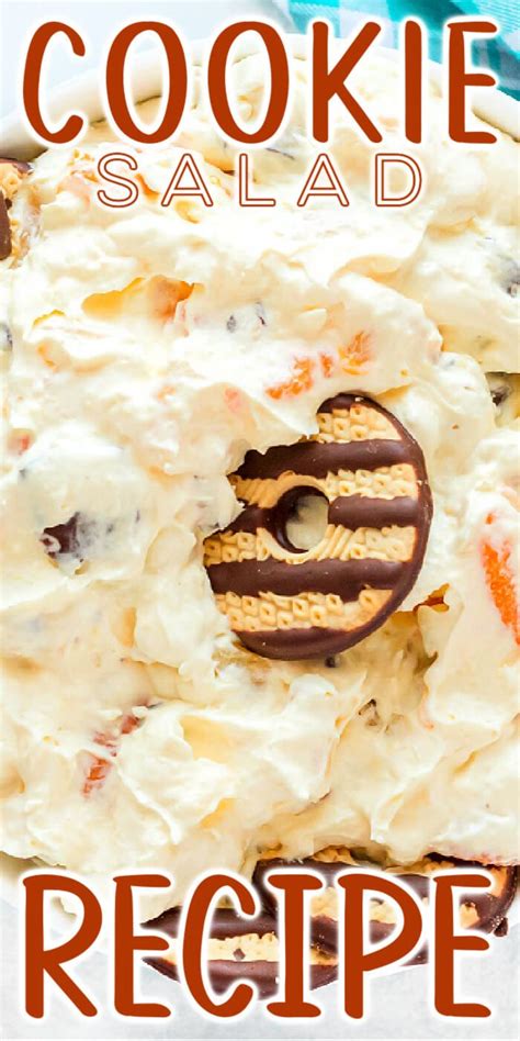 Cookie Salad Cookie Salad Fudge Stripe Cookies Recipe Easy