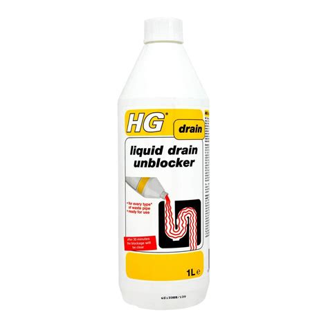 Hg Hagesan Liquid Drain Unblocker 1l