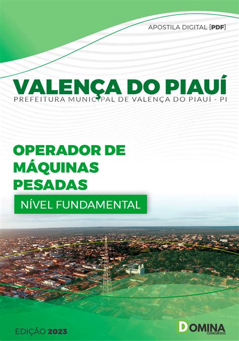 Apostila Pref Valen A Pi Operador M Quinas Pesadas