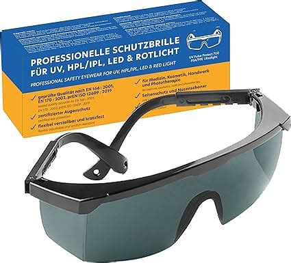 UV Pulse Protect 700 PSA PPE Veiligheidsbril Voor UV LED Rood Licht