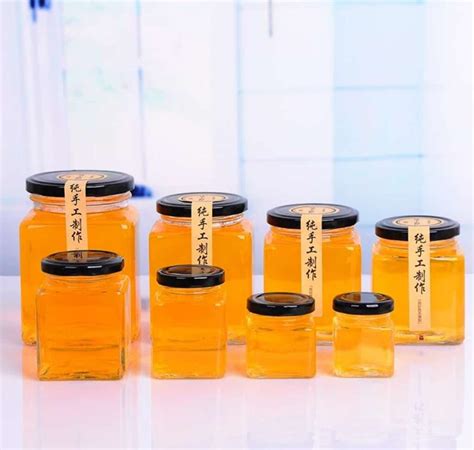 Square Honey Jars Custom Glass Bottles Jars And Glass Container Manufacturer Ameri Glass Bottle