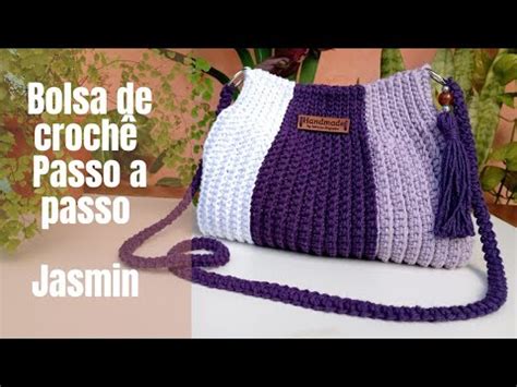 Bolsa De Croche Em Barbante Jasmin Passo A Passo Youtube