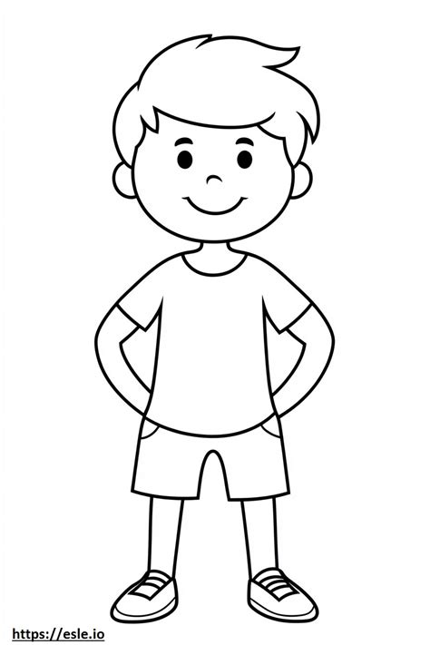 Full Body Coloring Page