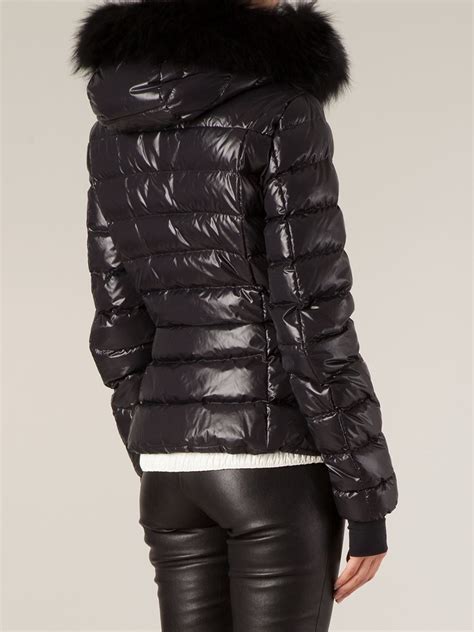 3 MONCLER GRENOBLE Fur Hood Padded Jacket In Black Lyst