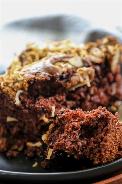 Chocolate Coconut Almond Coffee Cake Dash Of Sanity