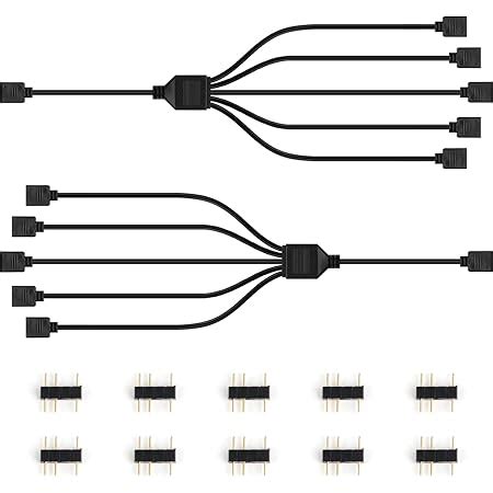 Cooler Master Argb To Cavo Splitter Pin Led Connector Cm