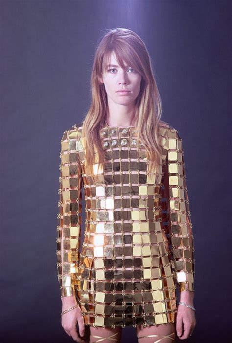 mango s moustache ride Françoise Hardy in Paco Rabanne France 1967