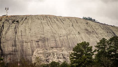 Stone Mountain was once molten magma.