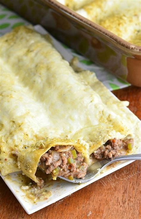 Beef Enchiladas Verde Will Cook For Smiles Beef Recipes For Dinner