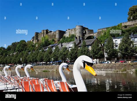 Belgium Ardennes Bouillon Bouillon Castle Above Semois River With