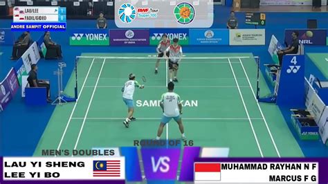 Lau Yi Shenglee Yi Bo Vs Muhammad Rayhan N Fmarcus F G R16 Yonex