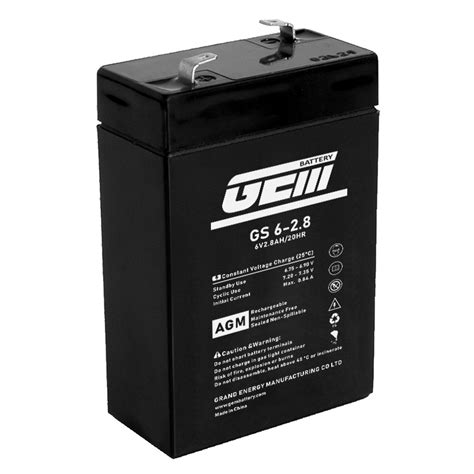 6V2.8ah 6Volt Battery for UPS Replacement Battery Sealed Lead Acid ...