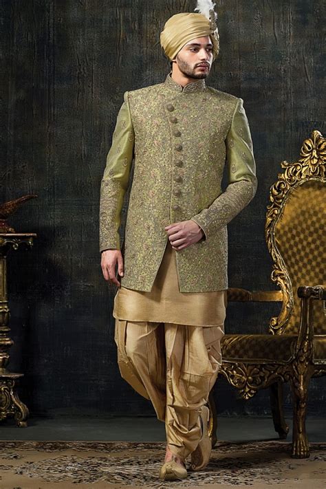 Pin On Men S Indo Western Groom Sherwani